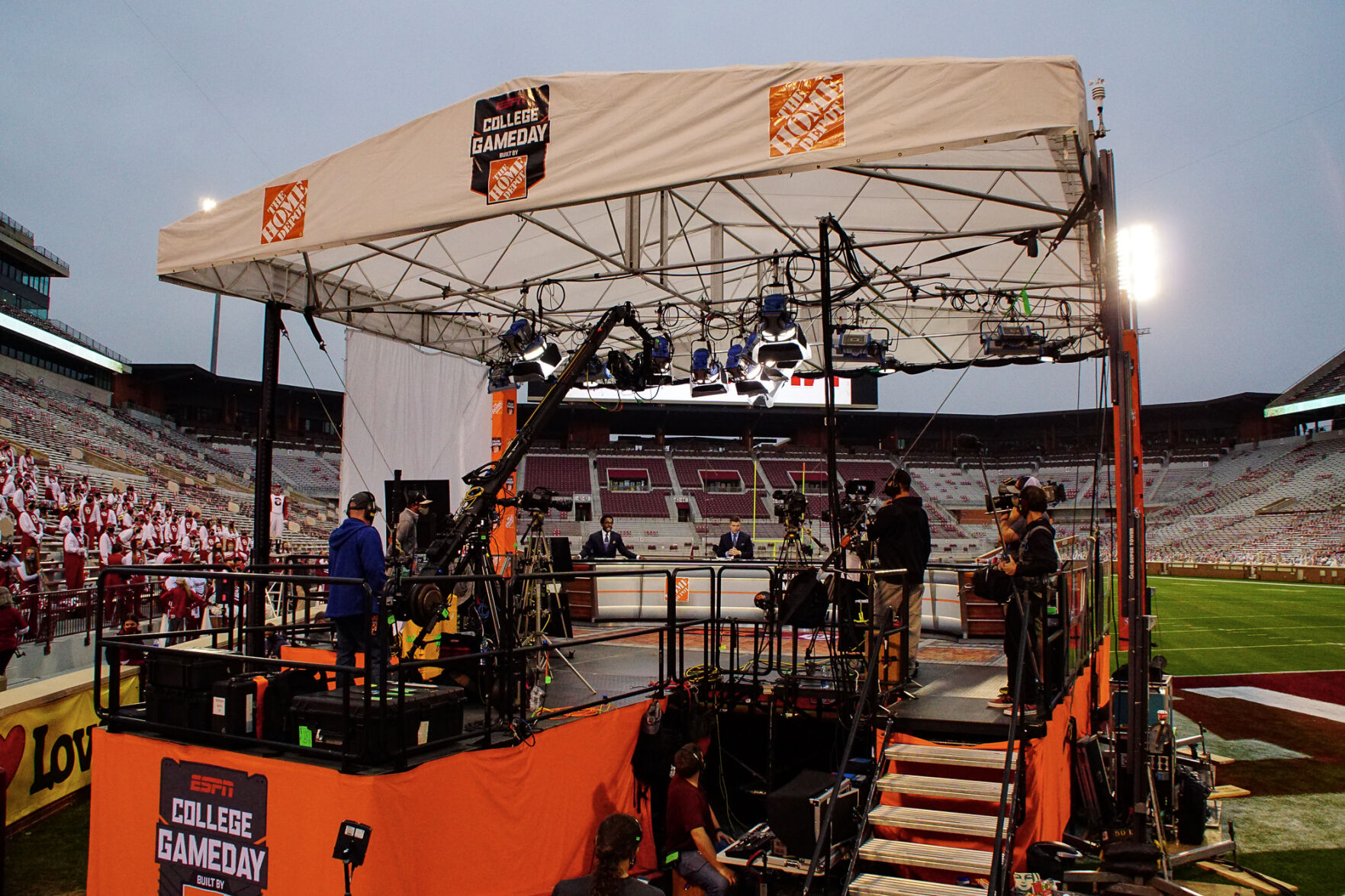College Game Day set